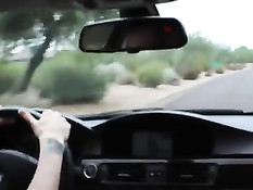 Блондинка Emma Lovett отвезла парня за город чтобы потрахаться