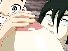 Девка с большими сиськами не отказала в минете и анальном сексе