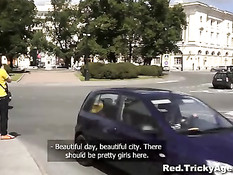 Питерская девушка Дарья согласилась участвовать в порно кастинге