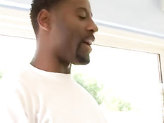 Негр оттрахал мулатку с большими сиськами и задницей Kelly Starr