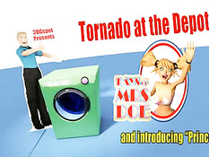 Миссис Доу из 3D мультфильма трахает девушку красным страпоном