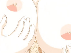 Девка дрочила член огромными сиськами доводя до семяизвержения