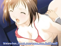 Мальчик в очках сосал грудь хентай девке пока не потекло молоко