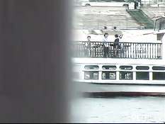 Венгерская девчонка занимается анальным сексом на речном катере