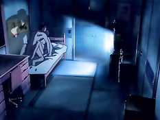 Хентай парочка перед сном занимается в постели страстным сексом