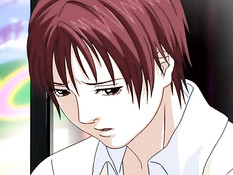 Хентай парочка перед сном занимается в постели страстным сексом