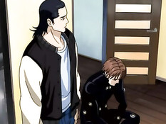 Хентай парочка перед сном занимается в постели страстным сексом