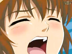 Сынок жёстко оттрахал на кровати свою пышногрудую хентай маму