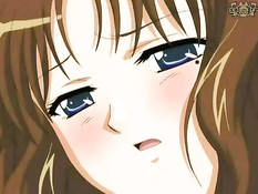 Сынок жёстко оттрахал на кровати свою пышногрудую хентай маму