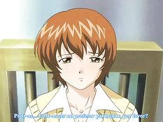 Две пышногрудые хентай девки занимаются сексом с одним парнем