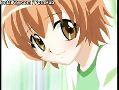 Парень сделал хентай девке куннилингус и отодрал в бритую киску