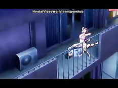 Симпатичная хентай девушка залезла на парня и довела до оргазма