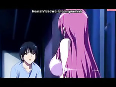 Симпатичная хентай девушка залезла на парня и довела до оргазма