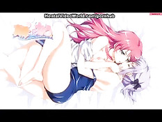 Симпатичная хентай девушка залезла на парня и довела до оргазма