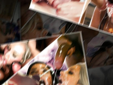 Девушек доводят до слёз глубоким минетом и заливают спермой лицо