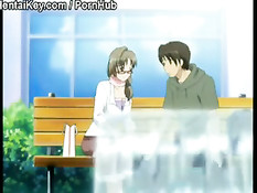 Девка в очках разделась и трахнулась после выпитого бокала вина