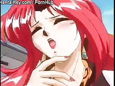 Две хентай лесбиянки в душе трутся своими возбуждёнными сосками