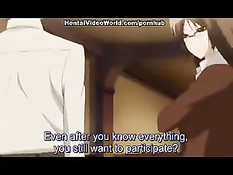 Хентай девка взасос целуется и занимается сексом с парнем в лесу