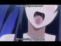 Хентай девка взасос целуется и занимается сексом с парнем в лесу