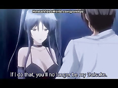 Хентай девка взасос целуется и занимается сексом с парнем в лесу