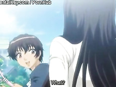 Парень облизал взмокшую письку хентай девки и оттрахал в киску