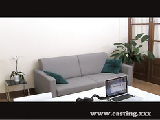 Темноволосую европейскую девчонку оттрахали на порно кастинге