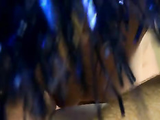 Пара в масках делает куннилингус и минет на празднике Нового года