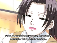 Сексуальная хентай подруга громко стонет, когда её трахают раком