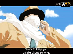 Паренёк оттрахал на кровати светловолосую хентай девственницу