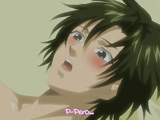 Две хентай девки занимаются с парнем сексом в эротическом белье