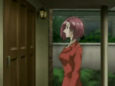 Две хентай девки занимаются с парнем сексом в эротическом белье