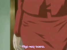 Две хентай девки занимаются с парнем сексом в эротическом белье