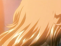 Грудастая хентай девушка облизала головку члена и залезла сверху