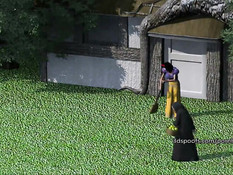 3D лесбиянки насаживаются на фаллос и трахаются в позе ножницы