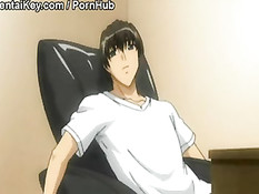 В обязанности этой хентай горничной входит секс с работодателем