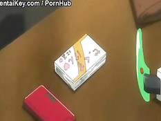 В обязанности этой хентай горничной входит секс с работодателем