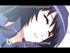 Молодой человек оттрахал на кровати аниме подругу в разных позах