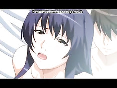 Молодой человек оттрахал на кровати аниме подругу в разных позах