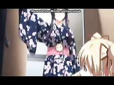 Молодой человек оттрахал на кровати аниме подругу в разных позах