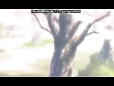 Парнишка оттрахал на кровати и на полу красивую хентай девушку