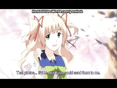 Парнишка оттрахал на кровати и на полу красивую хентай девушку