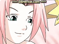 Сакура Харуно трахается с Наруто Удзумаки и делает хороший минет