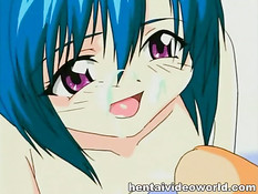 Хентай девка занимается с парнем анальным и вагинальным сексом