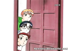 Ребята связали девчонку и заставили участвовать в буккаке оргии