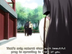 Мужики поймали хентай девчонку и отодрали её на свежем воздухе