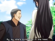 Мужики поймали хентай девчонку и отодрали её на свежем воздухе