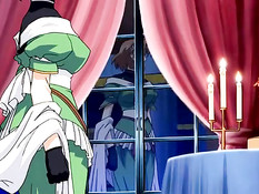 Он вставил член между больших сисек девушки и кончил ей на лицо