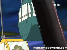 Три паренька оттрахали хентай девушку в кабине колеса обозрения