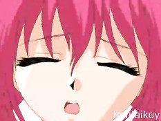 Буккаке с грудастой хентай горничной в железнодорожном вагоне