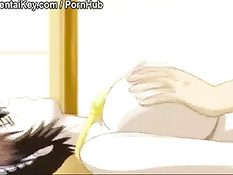 Парень в костюме наслаждается минетом и трахает сисястую девушку